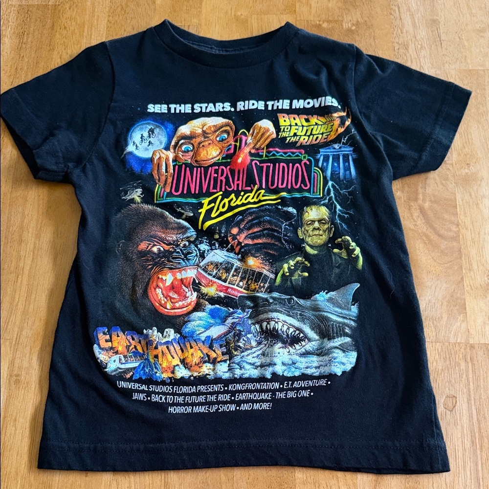 Vintage Universal Florida Black Kids T-Shirt